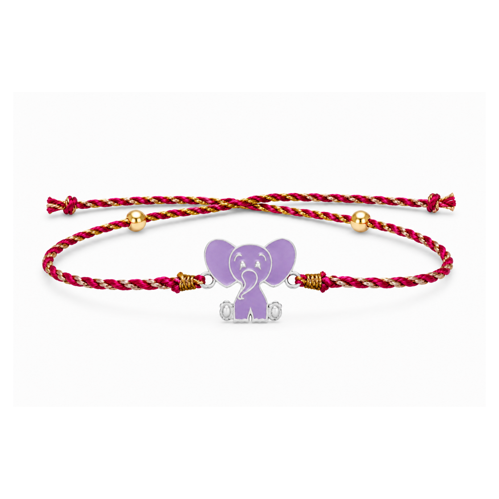 Cute Ganesha 925 Silver Rakhi for Brother