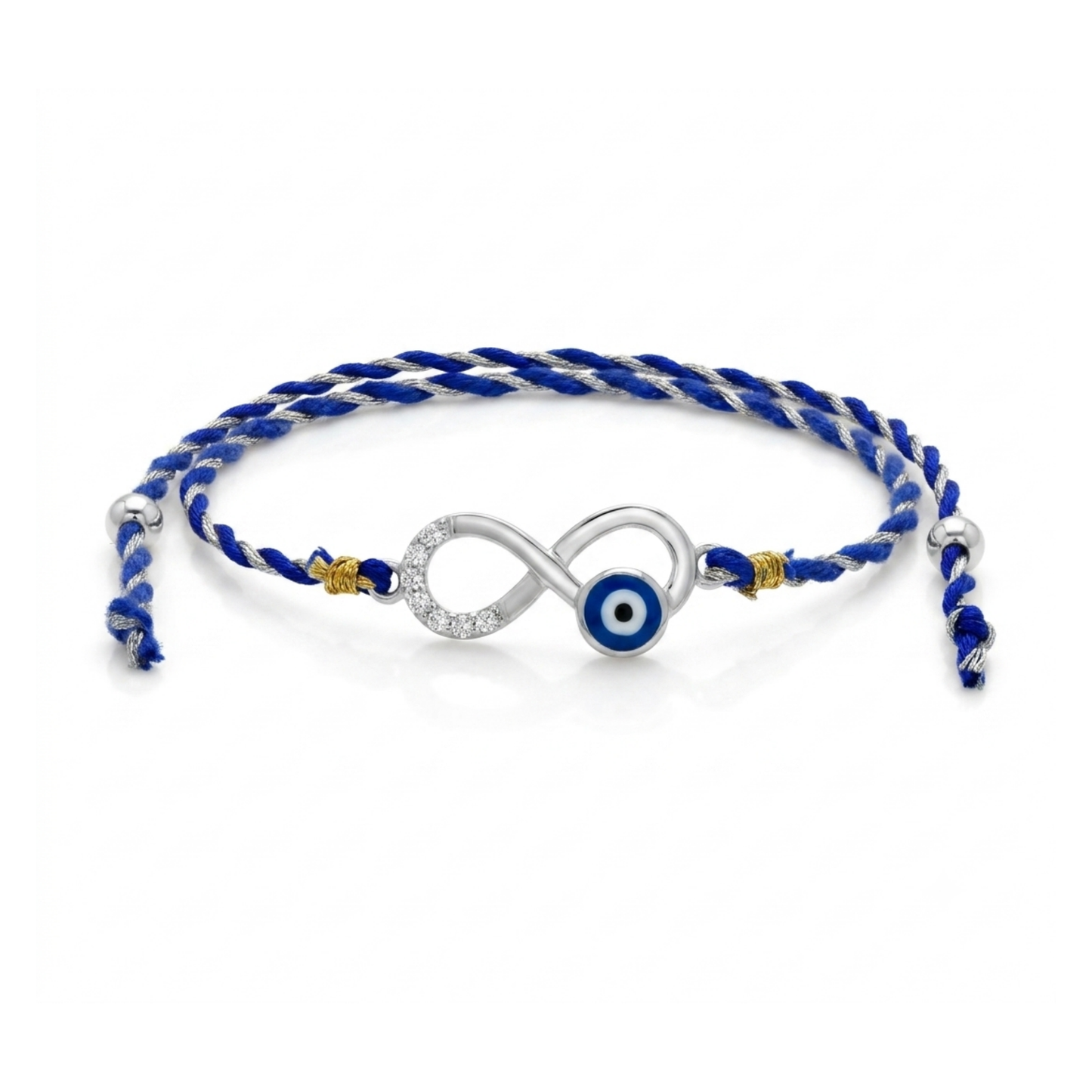 Infinity Evil Eye 925 Silver Rakhi for Brother
