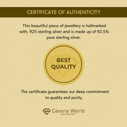 Royal Evil Eye Cubic Zirconia 925 Silver Rakhi for Brother