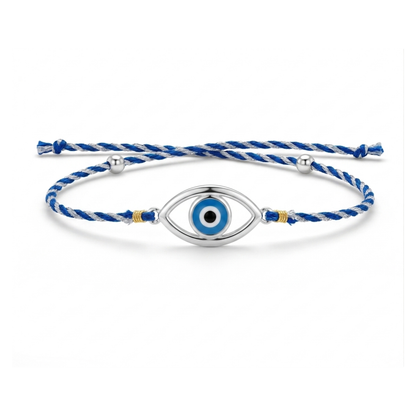 Minimal Evil Eye 925 Silver Rakhi for Brother
