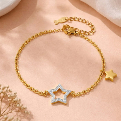 White Gold Pavé Pear Halo Diamond Bracelet