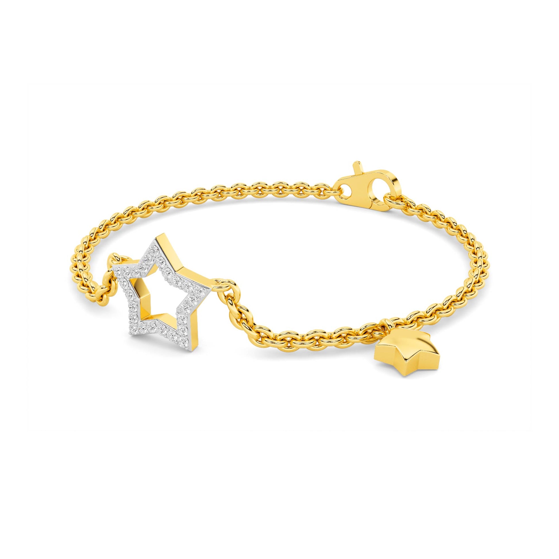 White Gold Pavé Pear Halo Diamond Bracelet