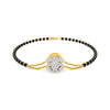Mangalsutra Floral Diamond Double-Chain Bracelet