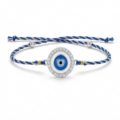 Evil Eye Protection 925 Silver Rakhi for Brother
