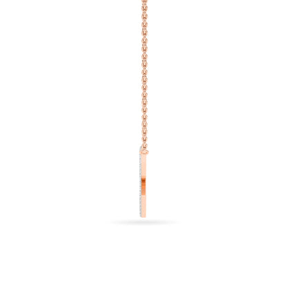 Rose Gold Multi-Shape Diamond Pendant
