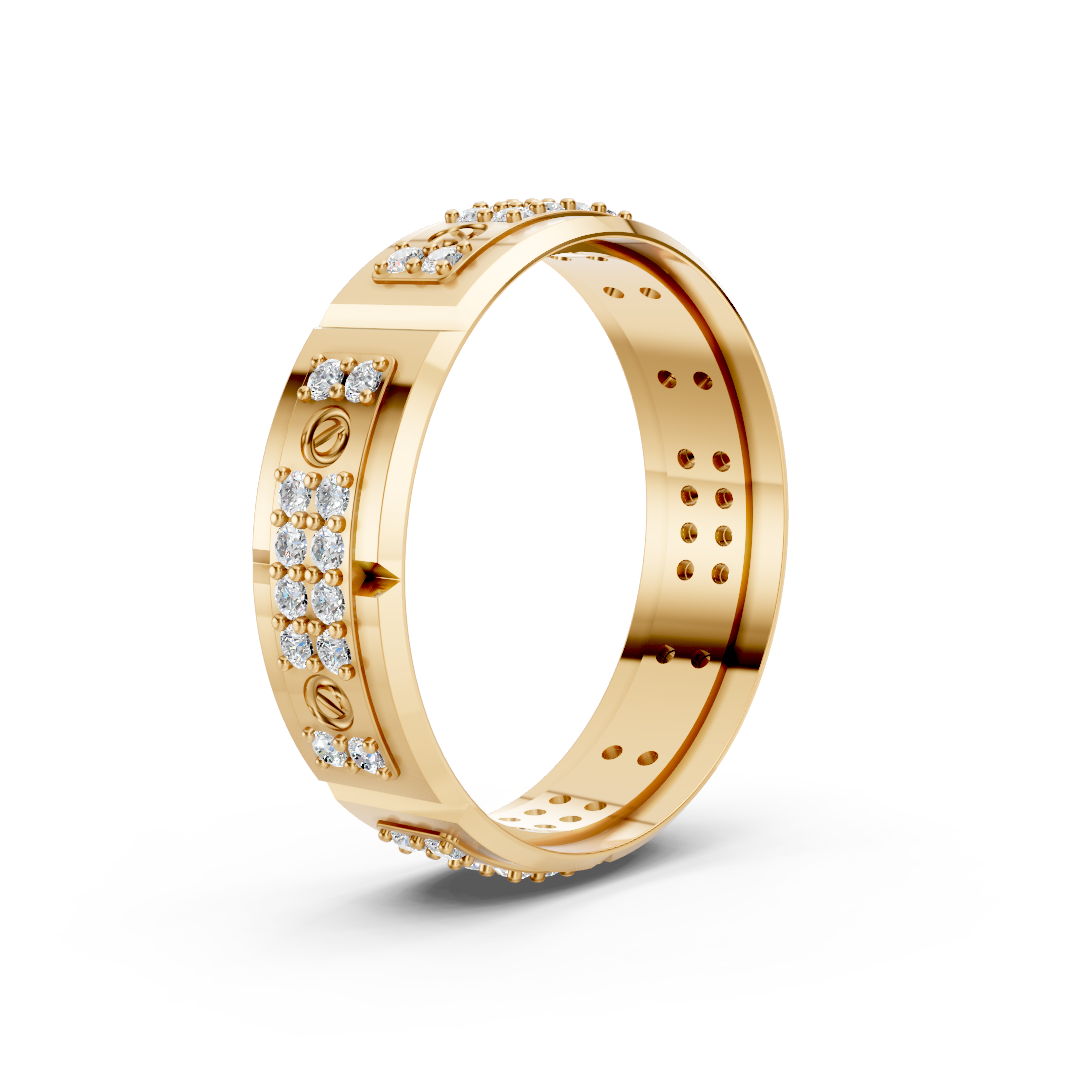 14K White Gold Sapphire Wrap Ring